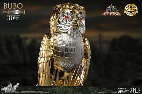 Star Ace Toys Ray Harryhausen's Bubo the Mechanical Owl Chrome Version Soft Vinyl Statue