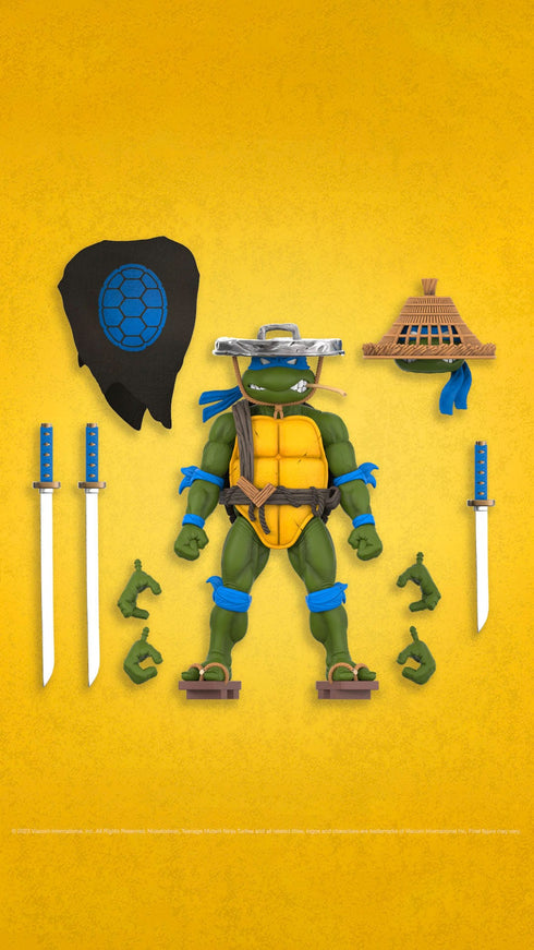 Super7 Teenage Mutant Ninja Turtles ULTIMATES! Ninja Nomad Leonardo Action Figure
