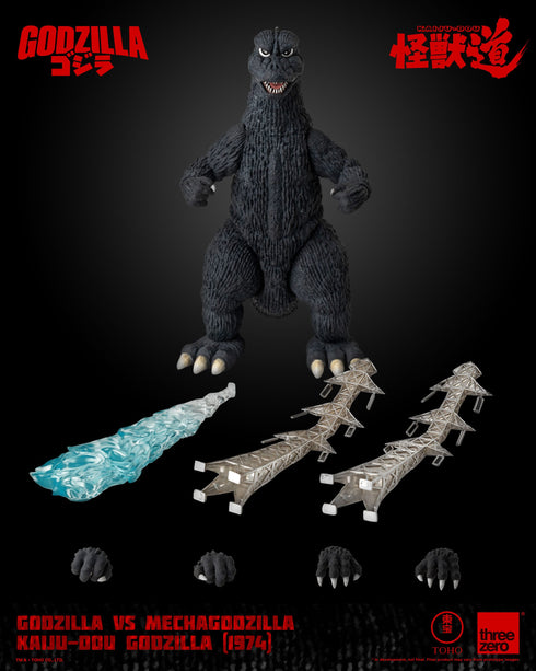 Threezero Godzilla vs. Mechagodzilla (1974) Kaiju-Dou Godzilla (1974) Action Figure