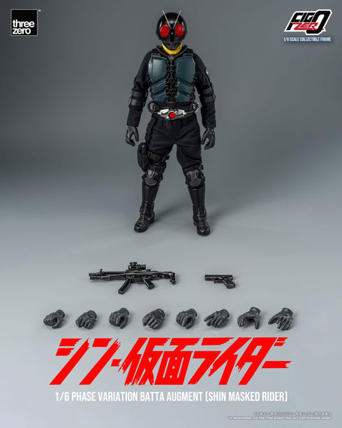 Threezero Kamen Rider Phase Variation Batta Augment (Shin Masked Rider) FigZero 1/6 Action Figure