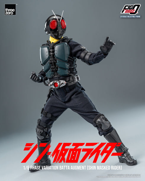Threezero Kamen Rider Phase Variation Batta Augment (Shin Masked Rider) FigZero 1/6 Action Figure