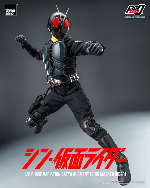 Threezero Kamen Rider Phase Variation Batta Augment (Shin Masked Rider) FigZero 1/6 Action Figure
