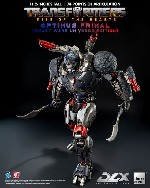 Threezero Optimus Primal (Beast Wars Universe Edition) DLX - Transformers: Rise of the Beasts - 1/6 Scale Collectible Figure