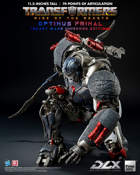 Threezero Optimus Primal (Beast Wars Universe Edition) DLX - Transformers: Rise of the Beasts - 1/6 Scale Collectible Figure