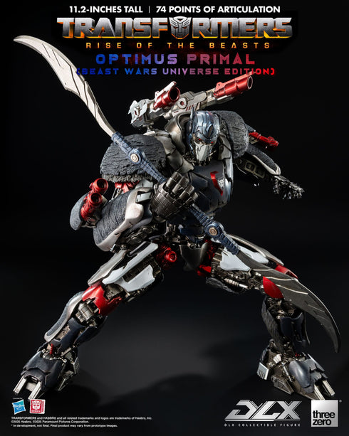 Threezero Optimus Primal (Beast Wars Universe Edition) DLX - Transformers: Rise of the Beasts - 1/6 Scale Collectible Figure