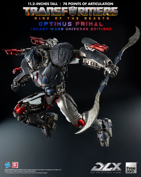 Threezero Optimus Primal (Beast Wars Universe Edition) DLX - Transformers: Rise of the Beasts - 1/6 Scale Collectible Figure