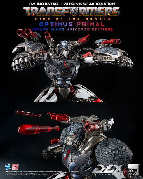 Threezero Optimus Primal (Beast Wars Universe Edition) DLX - Transformers: Rise of the Beasts - 1/6 Scale Collectible Figure
