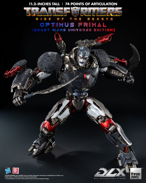 Threezero Optimus Primal (Beast Wars Universe Edition) DLX - Transformers: Rise of the Beasts - 1/6 Scale Collectible Figure