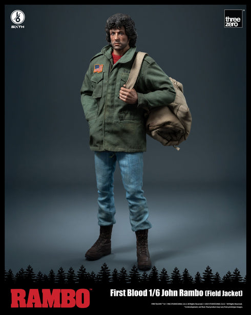 Threezero Rambo: First Blood John Rambo (Field Jacket) Action Figure