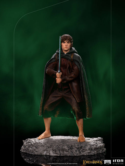 Iron Studios Frodo - The Lord of the Rings - Battle Diorama Series - Art Scale 1/10 Collectible Statue