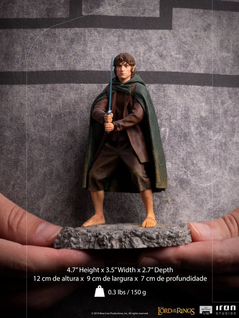 Iron Studios Frodo - The Lord of the Rings - Battle Diorama Series - Art Scale 1/10 Collectible Statue
