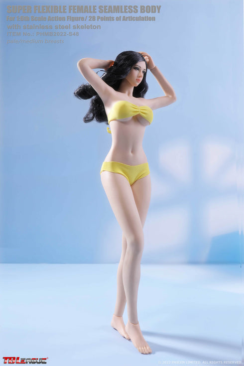 Phicen TBLeague S48 - Pale, Medium Bust Female - 1/6 Scale Seamless Action Figure