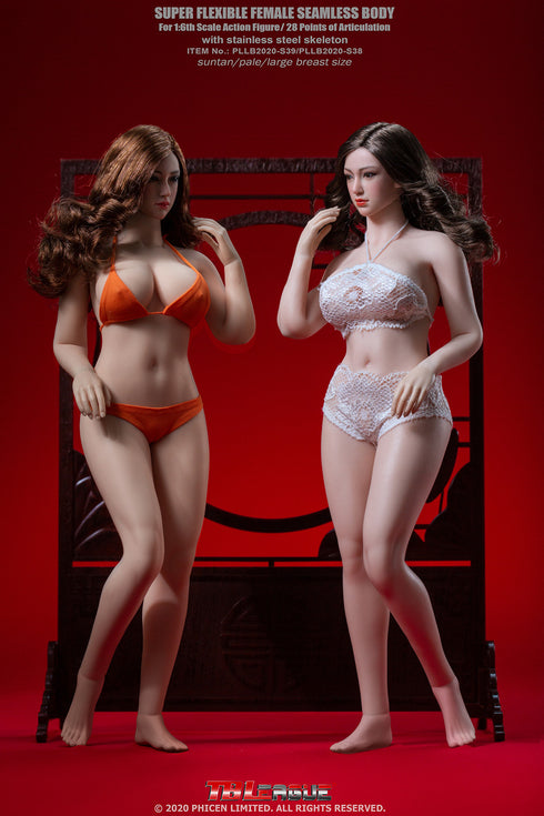 Phicen TBLeague S38 - Pale, Large Bust Female - 1/6 Scale Seamless Action Figure