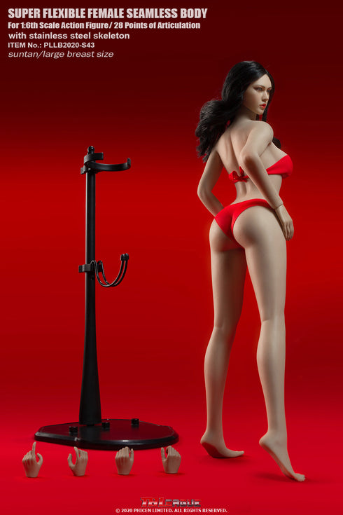 Phicen TBLeague S43 - Suntan, Large Bust Female - 1/6 Scale Seamless Action Figure