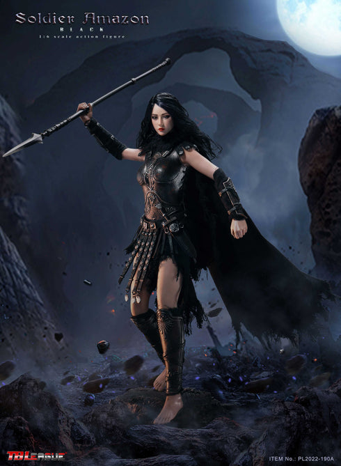 Phicen TBLeague Soldier Amazon - Black 1/6 Action Figure