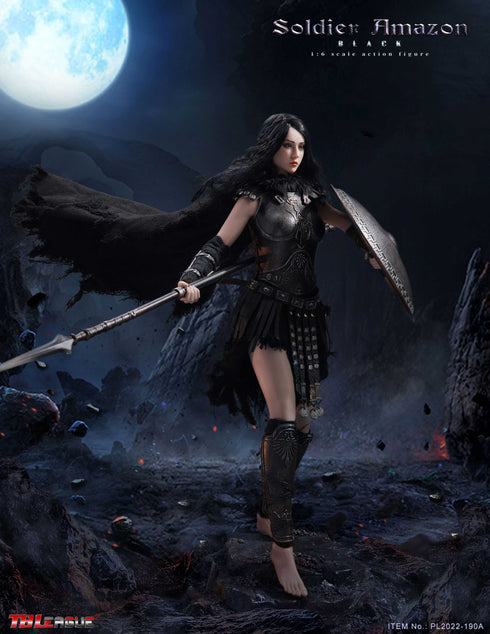 Phicen TBLeague Soldier Amazon - Black 1/6 Action Figure