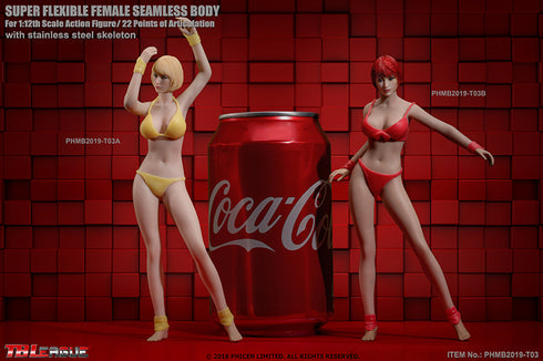 Phicen TBLeague T03A - Pale, Medium Bust Female - 1/12 Scale Seamless Action Figure