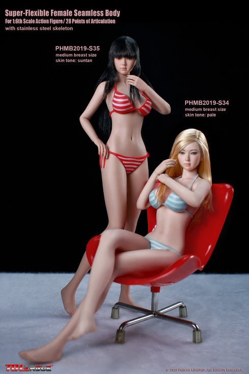 Phicen TBLeague S35 - Suntan, Medium Bust Female - 1/6 Scale Seamless Action Figure