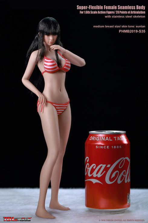 Phicen TBLeague S35 - Suntan, Medium Bust Female - 1/6 Scale Seamless Action Figure