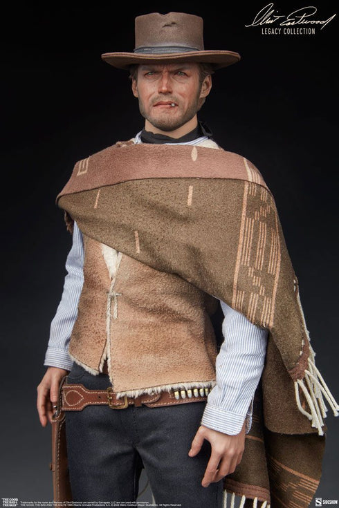 Sideshow Collectibles The Good, The Bad and the Ugly Clint Eastwood Legacy Collection The Man With No Name 1/6 Action Figure - Opened Box