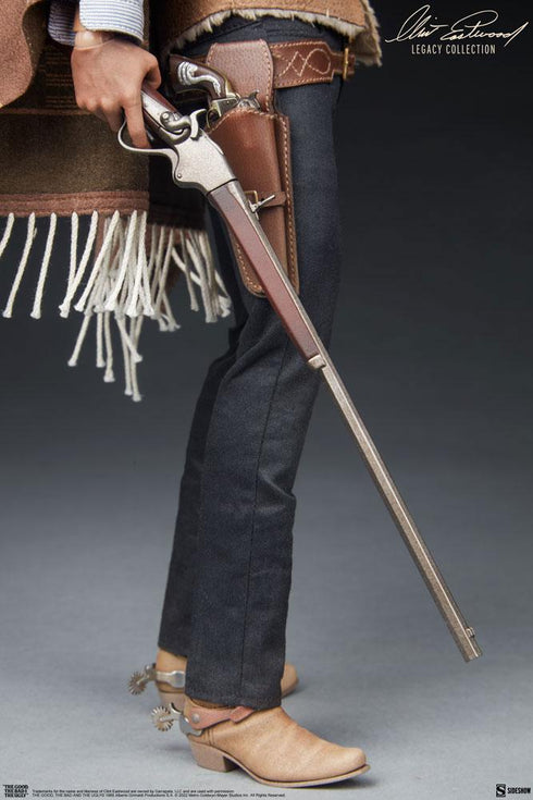 Sideshow Collectibles The Good, The Bad and the Ugly Clint Eastwood Legacy Collection The Man With No Name 1/6 Action Figure - Opened Box