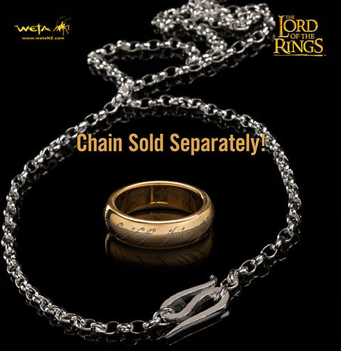 Weta Lord Of The Rings The One Ring Tungsten Carbide Runes Size 11 Prop Replica - Movie Figures - 3