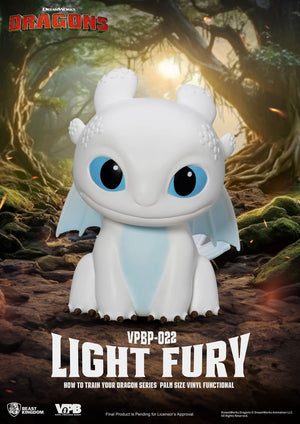 Beast Kingdom Light Fury Piggy Bank - How To Train Your Dragon - Palm Sized Vinyl Collectible