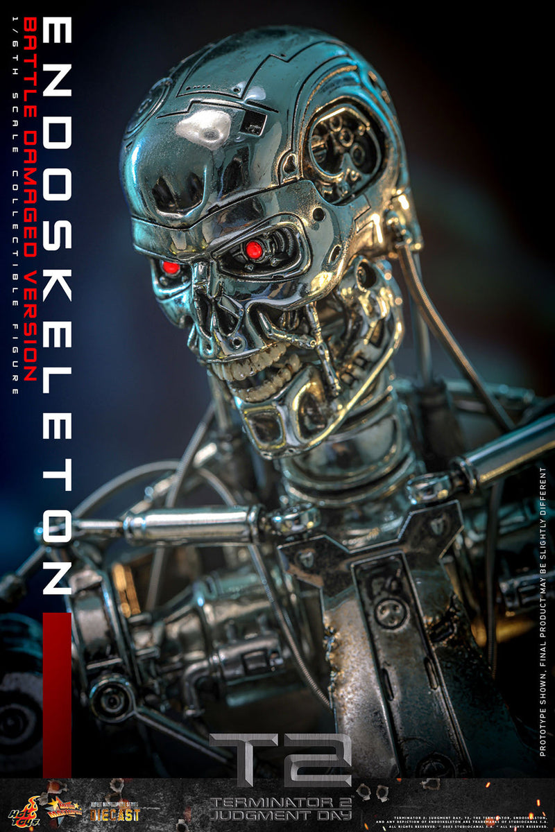 Hot Toys Endoskeleton (Battle Damaged) - Terminator 2: Judgment Day ...