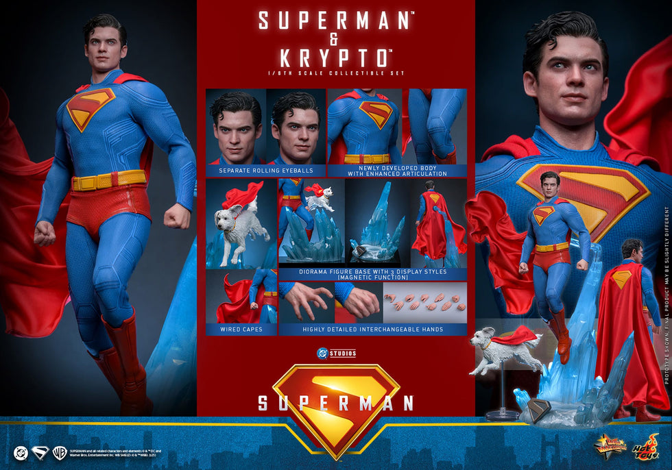 Hot Toys Superman & Krypto - Superman (2025) - MMS812 - 1/6 Scale Coll ...