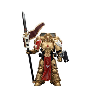 JOYTOY Combat Patrol Blood Angels Sanguinary Guard 3 with Angelus Boltgun and Encarmine Spear - Warhammer 40,000 - 1/18 Scale Collectible Figure