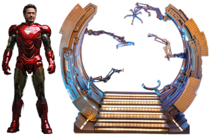 Hot Toys Marvel s The Avengers Movie Masterpiece Iron Man Mark VI 2.0 Movie Figures